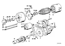 винт с потайной головкой ! \BMW 3' E21, E30, E36, 5' E12, E28, E34, 6' E24, 7' E23, E32 12 41 1 721 286