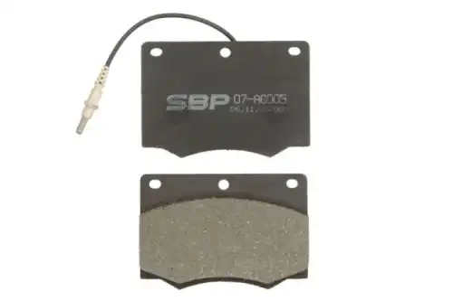 Тормозные колодки дисковые SBP 07-AG005