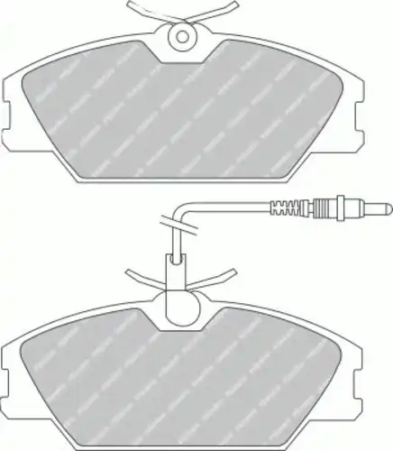 Тормозные колодки дисковые FERODO FSL406