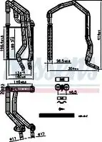 Радиатор печки NISSENS 707222
