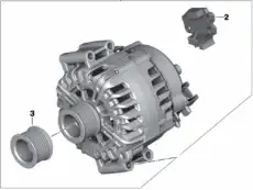 Оборотный генератор !180A \BMW X5 E70 12 31 7 560 986