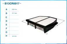 Фильтр воздушный CWORKS B13CR0017