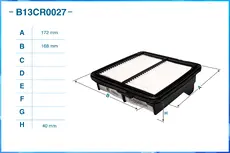 Фильтр воздушный CWORKS B13CR0027