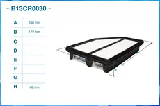 Фильтр воздушный CWORKS B13CR0030