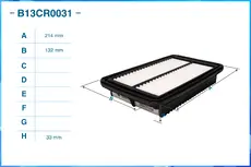 Фильтр воздушный CWORKS B13CR0031