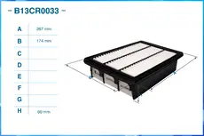 Фильтр воздушный CWORKS B13CR0033