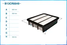 Фильтр воздушный CWORKS B13CR0049