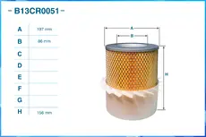 Фильтр воздушный CWORKS B13CR0051