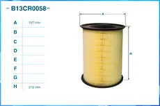 Фильтр воздушный CWORKS B13CR0058