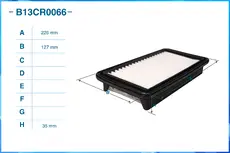 Фильтр воздушный CWORKS B13CR0066