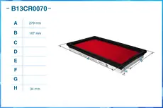 Фильтр воздушный CWORKS B13CR0070