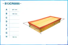 Фильтр воздушный CWORKS B13CR0095