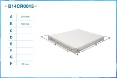 Салонный фильтр CWORKS B14CR0015