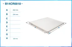 Салонный фильтр CWORKS B14CR0018