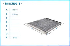 Салонный фильтр CWORKS B15CR0018