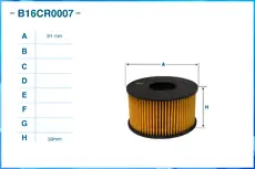 Фильтр масляный CWORKS B16CR0007