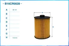 Фильтр масляный CWORKS B16CR0028