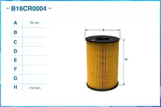 Фильтр масляный CWORKS B16CR0004