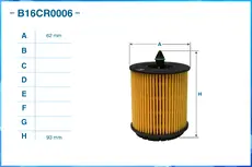 Фильтр масляный CWORKS B16CR0006