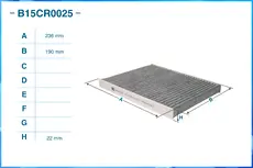 Салонный фильтр CWORKS B15CR0025