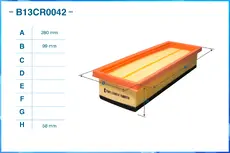 Фильтр воздушный CWORKS B13CR0042