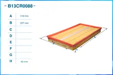 Фильтр воздушный CWORKS B13CR0088