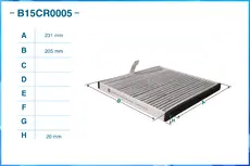 Салонный фильтр CWORKS B15CR0005