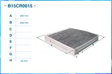 Салонный фильтр CWORKS B15CR0015