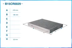 Салонный фильтр CWORKS B15CR0029