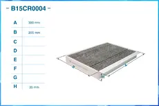 Салонный фильтр CWORKS B15CR0004