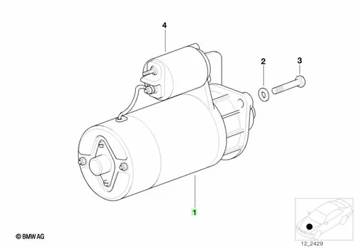 Стартер BMW 12 41 7 785 715