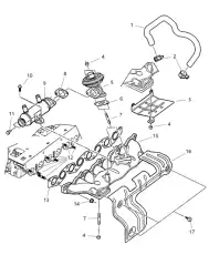 Прокладка коллектора JEEP 05093904AA