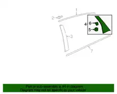 BOARD DOOR, PANEL TRIM 72761TVAA02 HONDA