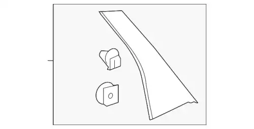 BOARD DOOR, PANEL TRIM 72761TVAA02 HONDA