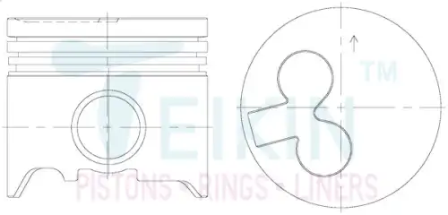 PISTON ASSY 46374050 TEIKIN