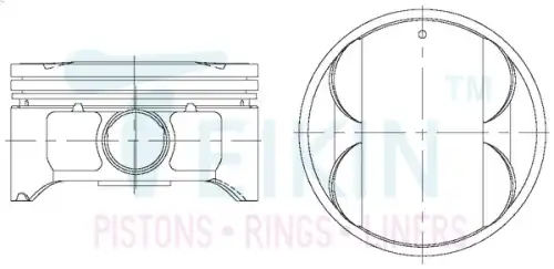 PISTON ASSY 44331075 TEIKIN