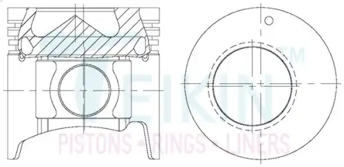PISTON ASSY 43608AG050 TEIKIN