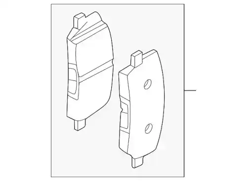 Тормозные колодки дисковые MOBIS 58101T6A30
