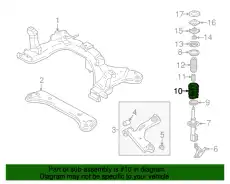 пружина передняя Maz EC0334011A MAZDA