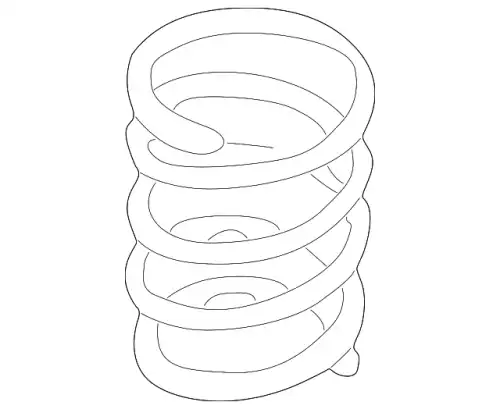 пружина передняя Maz EC0334011A MAZDA