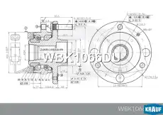 Ступица KRAUF WBK1066DU
