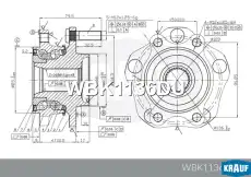 Ступица KRAUF WBK1136DU