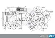 Ступица KRAUF WBK1137DU