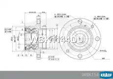 Ступица KRAUF WBK1144DU
