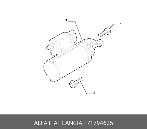 Стартер LANCIA 71794625