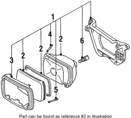 Фара ISUZU 8970246890