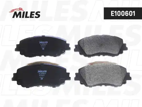 Тормозные колодки дисковые передняя ось MILES E100601