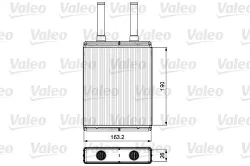 Heater Core KIA CARNIVAL 811560 VALEO