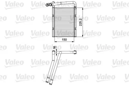 Радиатор печки VALEO 811548