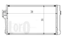 Радиатор кондиционера (конденсатор) LORO 054-016-0006